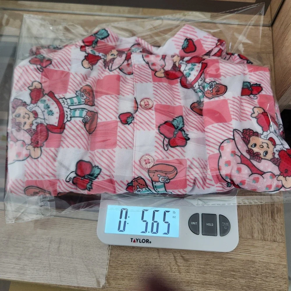 Kidcore‎ Strawberry Shortcake Pajama Set Kids Size 4 Sleepwear 2 Piece NWT